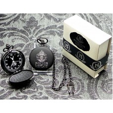 Police Scotland Matte Black Pocket Watch Police Scotland Matte Black Pocket Watch